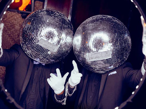 Disco Ball Head Act, Mirror Ball Head Act for hire