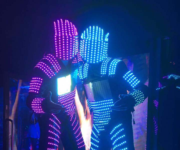 Glowbot LED Robot for hire