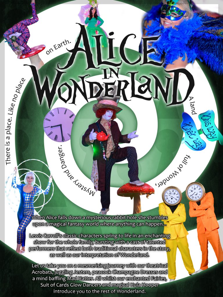 Alice In Wonderland Themed Event Party for hire