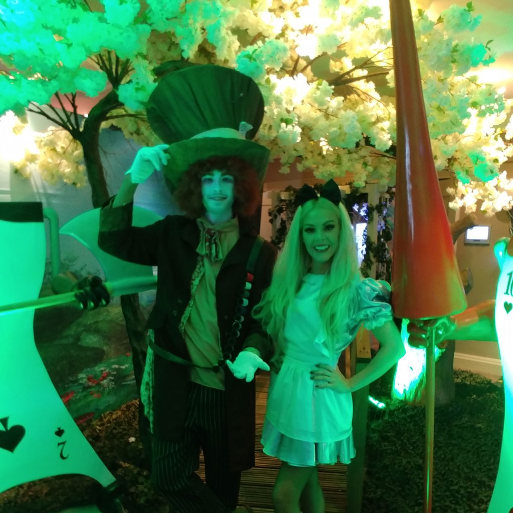 Alice In Wonderland Themed Event Party Mad Hatter for hire UK