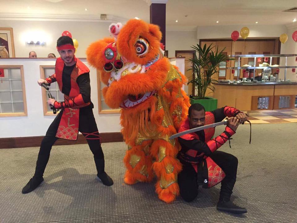 Oriental Chinese Lion Performers Acts for hire