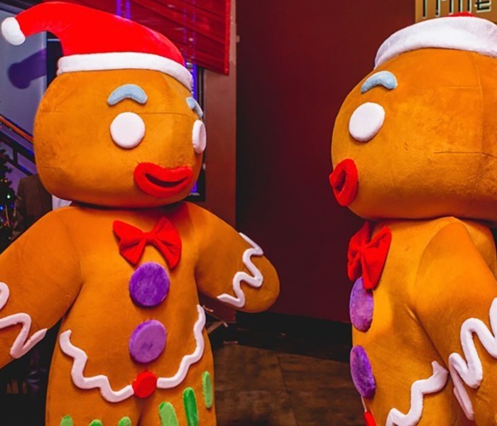 Gingerbread Characters for hire Christmas