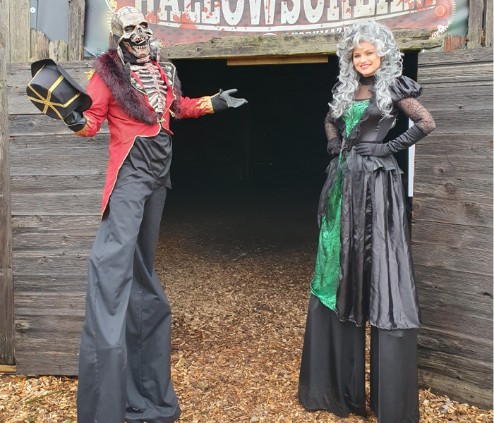 Halloween Stilt Walkers for hire
