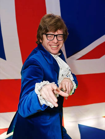 Austin Powers Themed Event for hire Look-a-like